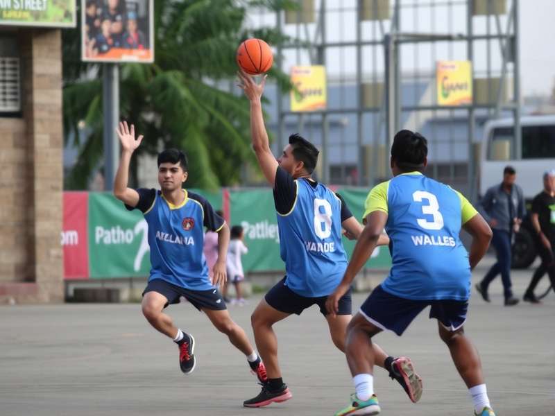 Patna Street Handball Warriors Game Cover - Desi Street Handball Action with Indian Players